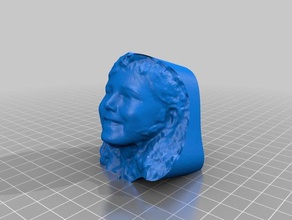 sacha head other 3d print model - Mito3D