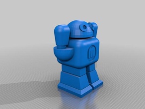 mini robot oyuncaklar oyunlar yükseltme 3d print model - Mito3D