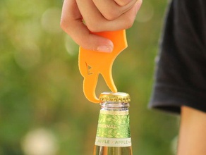 l'aquila calva apribottiglie mano strumenti 4 luglio impressionante birra bevande 3d print model - Mito3D