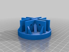 gazebo sezione centrale di pezzi ricambio 3d la stampa spar 3d print model - Mito3D