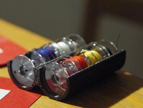 la canette de titulaire passe-temps l'organisation couture machine à coudre bobine fil 3d print model - Mito3D