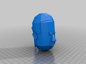 my head interactive art customized 3d print model - Mito3D