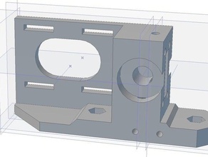 wades geared nema 17 extruder other mendel nema17 reprap stepper 3d print model - Mito3D