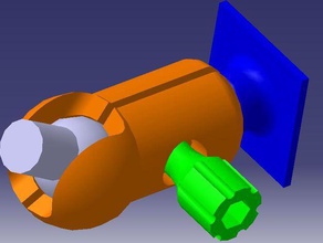 Kugelgelenk-gopro fixation v3 sport im freien 3d print model - Mito3D