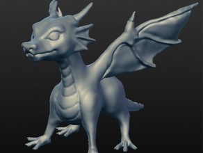 baby dragon creatures 3d print model - Mito3D