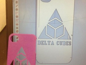 delta cubes iphone 4s case mobile community 3d print model - Mito3D