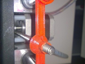 z-estabilizador de printrbot simples metal 3d a impressora partes mais vibração 3d print model - Mito3D