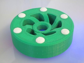 vortex roller hockey puck sport all'aperto 3d print model - Mito3D