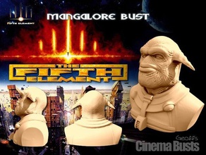 fifth element mangalore bust 50mb sculptures 5th 3d print model - Mito3D