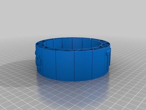 flexible thingiverse bracelet bracelets customized 3d print model - Mito3D