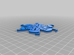 boba fett flocon de neige l'art 3d print model - Mito3D