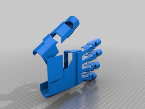 my customized gauntlet glove right costume 3d print model - Mito3D