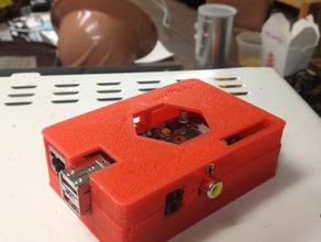 raspberry pi-top Sechseck-Loch - Elektronik raspberrypi 3d print model - Mito3D