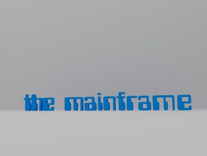 mainframe outros Logo em 3d 3d print model - Mito3D