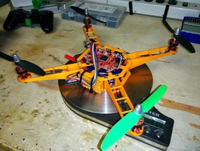 yet another printable quad frame rc vehicles 3d print model - Mito3D
