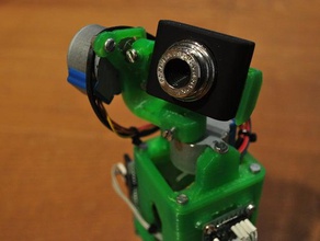 webcam tour de la caméra 28bjy-48 arduino l'axe cardan panorama sauron moteur pas à tilt 3d print model - Mito3D