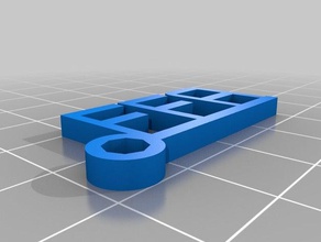 jvhs ffa chaveiros personalizado 3d print model - Mito3D