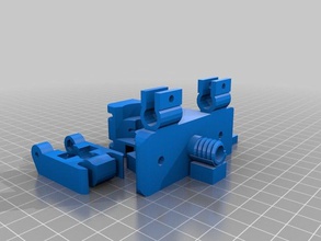 bowden extrusora m8 abrazadera 3d de la impresora extrusoras 3d print model - Mito3D