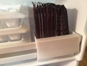 hershey bar holder freezer mk2 kitchen dining chocolate 3d print model - Mito3D