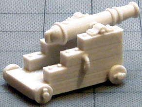 Schiffe Kanone Modell Möbel 3d print model - Mito3D