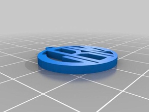 il mio personalizzata monogram pendant cicli multipli di lara gioielli 3d print model - Mito3D