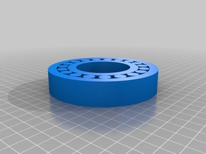 easy print bearing parts openscad parametric supportless test 3d print model - Mito3D