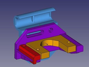quick-fit apoio prusa i3 3d a impressora partes xcarriage 3d print model - Mito3D