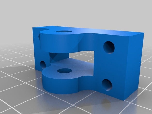 azim 175mm pg35l bowden extruder kossel 3d printer extruders parts 3D print model - Mito3D