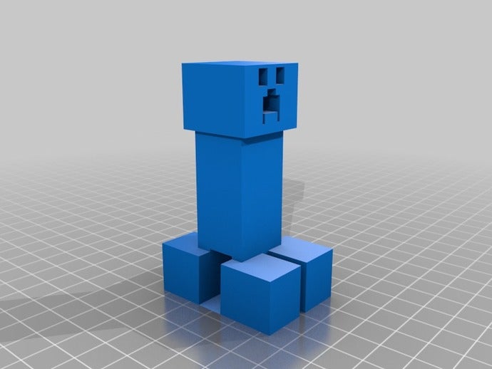 minecraft creeper esculturas 3D print model - Mito3D