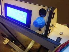 makerfarm i3v control knob 3d printer accessories 3d print model - Mito3D