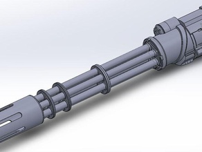 la macchina da guerra di mitragliatrice pesante oggetti scena gattling il ferro ironman warmachine 3d print model - Mito3D
