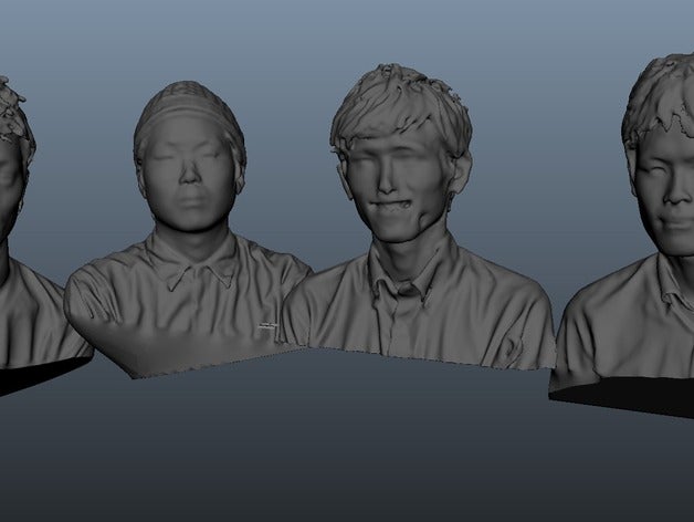 sence 3d scaningtest people sense scanner 3D print model - Mito3D