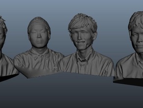 senso 3d scaningtest persone dello scanner 3d print model - Mito3D