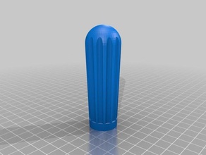 my customized parametric handle grip guard para aguja household 3d print model - Mito3D