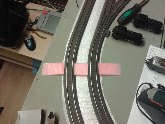 marklin c-track railroad crossing mechanical toys ho model train trains toy 3D print model - Mito3D