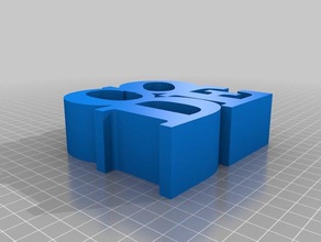mein code Skulptur Skulpturen angepasst 3d print model - Mito3D