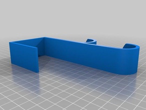 two door hook hanger organization customized 3d print model - Mito3D