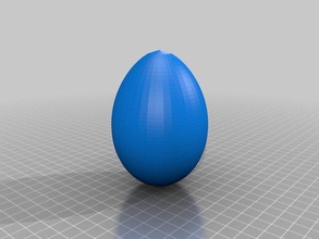 uovo per la matematica customizer openscad 3d print model - Mito3D