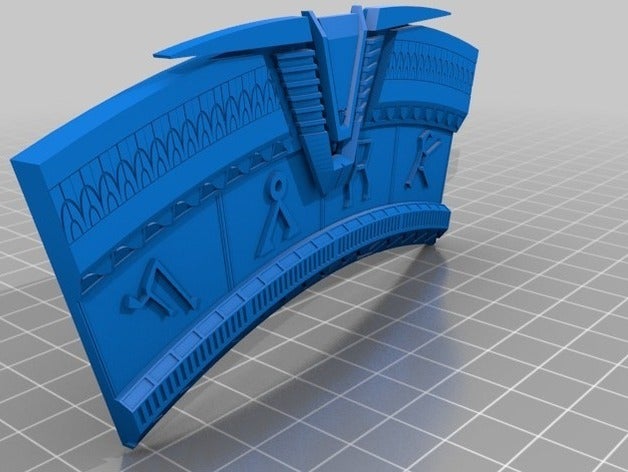 stargate chevron sahne 3D print model - Mito3D