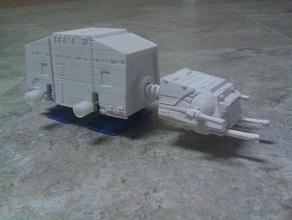 impérial de la liquidation walker mécanique les jouets at-at star wars l'hiver 3d print model - Mito3D
