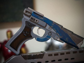 night gun icer marvels agents shield props 3d print model - Mito3D