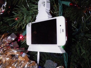 müzik iphone Noel süsü mobil 3d abs sanat durumda ağacı elektronik tutucu ev 4 4s 5 kılıfı makerbotornaments monte edin supportless tinkercad oyuncak yararlı 3d print model - Mito3D