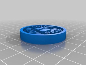 meu personalizada moeda criador bebida coffeewrite moedas emblemas 3d print model - Mito3D