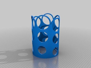 my customized bubble vase decorator 3d print model - Mito3D