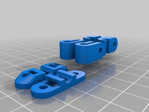 il mio personalizzato parametrico tubo del cavo di clip parti 3d print model - Mito3D