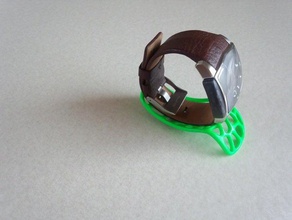 elegante base -beral 02f volonoi- decoración accesorio de la pantalla pie bandeja reloj wearable 3d print model - Mito3D
