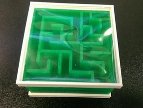 double sided maze puzzles sacc 3d print model - Mito3D