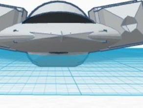 dilapidated space fighter vehicles 3d print model - Mito3D