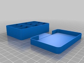 altoids zecche dimensioni tin diviso i contenitori personalizzato 3d print model - Mito3D