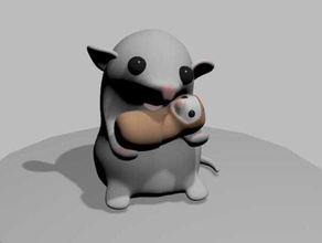 mouse bebê criaturas 3d print model - Mito3D